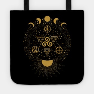 Triskele - Earth, Sea & Sky | Pagan Symbol Tote