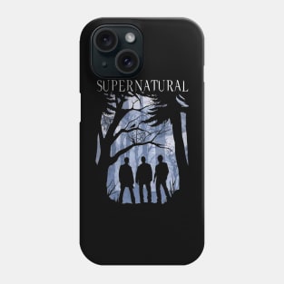 Supernatural Silhouettes Logo Phone Case