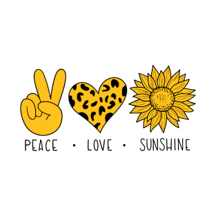 Peace love and sunshine T-Shirt