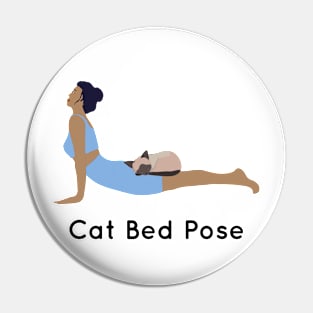 The Cat Bed Pose Pin