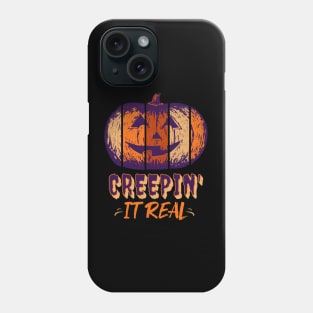 Creepin' It Real Pumpkin Phone Case