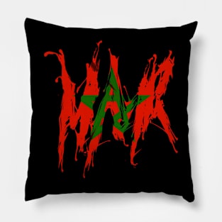 Morocan Flag Gift For Mens AND Womens Proudly Morocco Lovers Pillow