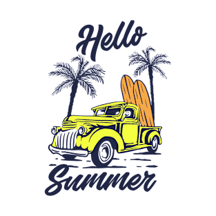 classic car - beach life - surfing life - hawaii - summer best gift ida - vintage car T-Shirt