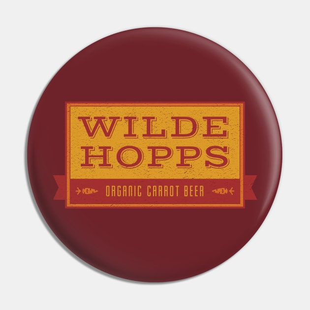 Wilde Hopps Organic Carrot Beer Pin by Heyday Threads