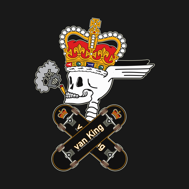 van King - King Royal Skull - The Streets Are My Kingdom by vanKing