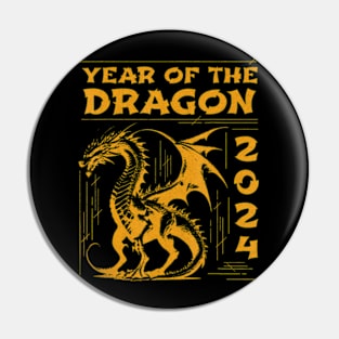 Year of The Dragon 2024 Lunar New Year Chinese New Year 2024 Pin