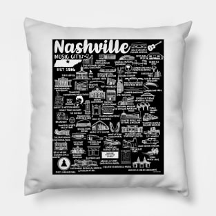 Nashville Tennessee Pillow