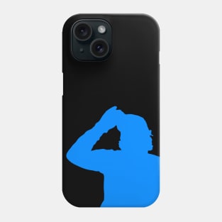 Tip of the hat to those that turned him blue. Phone Case
