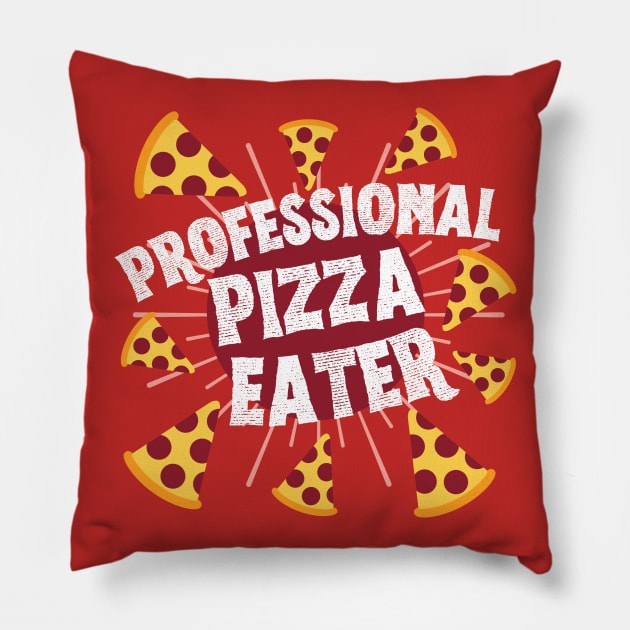 Professional Pizza Eater Pillow by Unique Treats Designs