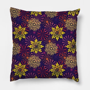 Fireworks Design Pillow