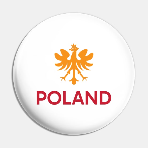 Poland National Symbol Pin by kindacoolbutnotreally