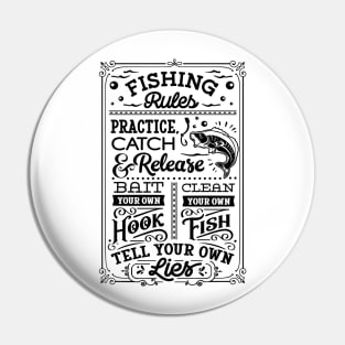 Fishing Rules Pin