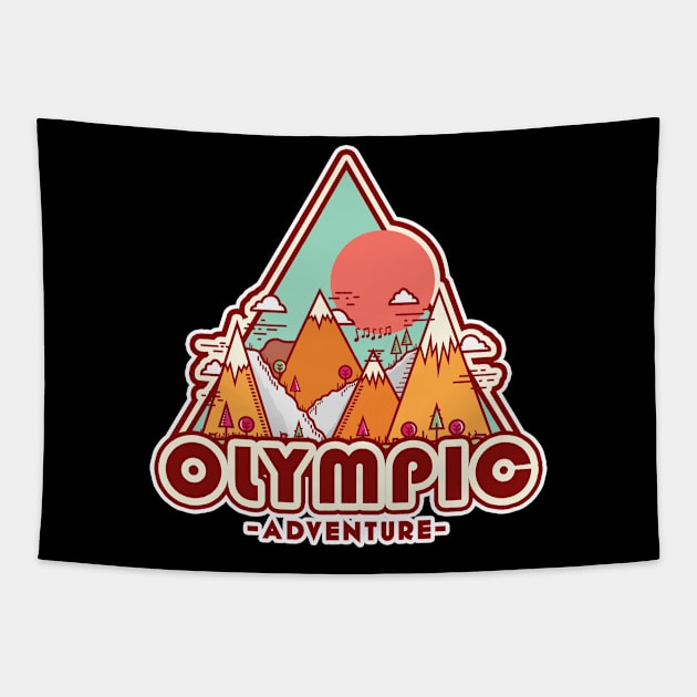 Olympic national park Tapestry by SerenityByAlex