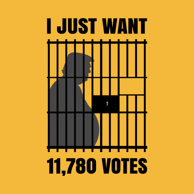 11780 Votes Meme Trump for Prison Funny by Electrovista