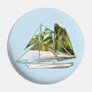 Sailboat to Paradise Pin