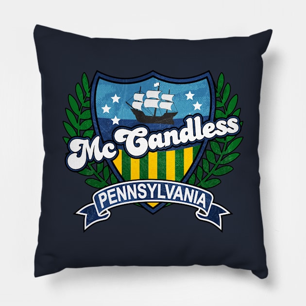 Mc Candless Pennsylvania Pillow by Jennifer