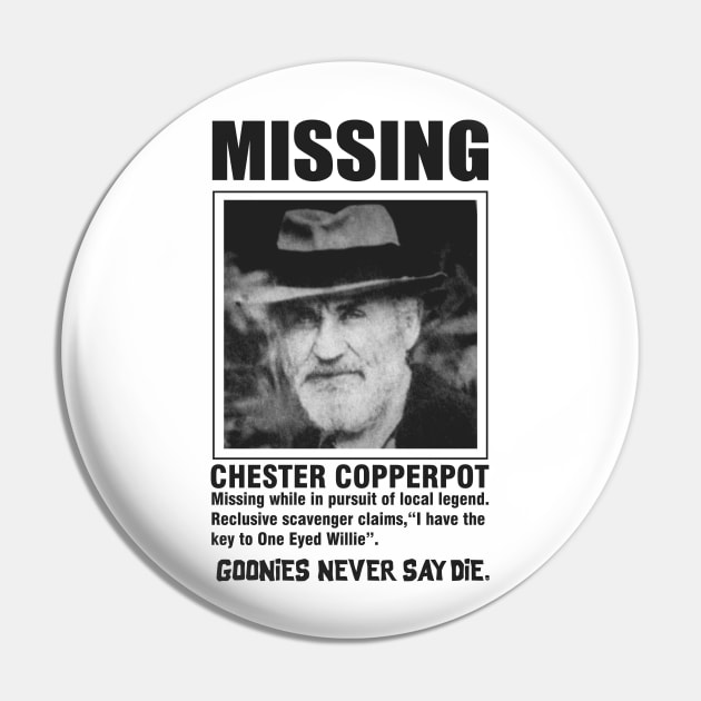 CHESTER COPPERPOT Pin by YourLuckyTee