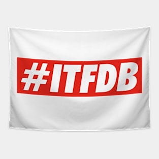 ITFDB, White and Red Tapestry