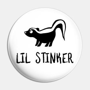 Lil Stinker for Skunk Lovers Pin