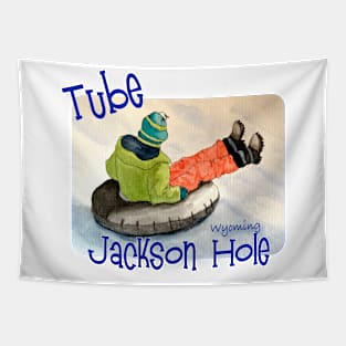 Tube Jackson Hole, Wyoming Tapestry