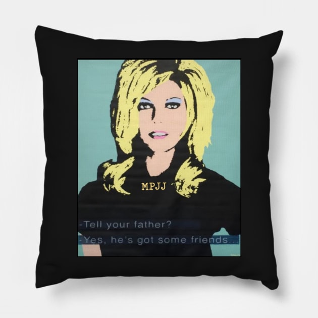 MPJJ Sinatra Nancy Ratpack Pillow by Potsy