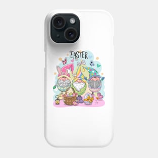 Cute Easter Gnomes illustration Phone Case