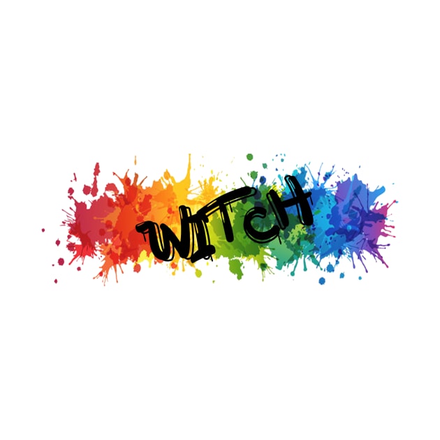 Splatter Witch Pride by Warehouse RoyGBiv