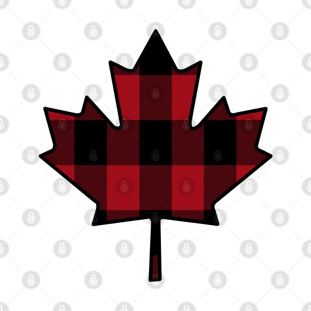 Maple Leaf in Plaid by somekindofguru