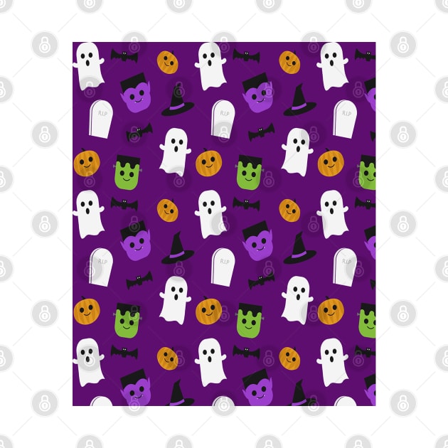 Cute Halloween Pattern by Family shirts