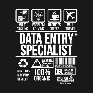 Data entry specialist T-shirt | Job Profession | #DW T-Shirt