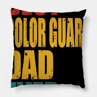 Vintage Best Color Guard Dad Ever T-shirt Pillow