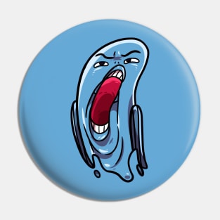 Fish scream Pin