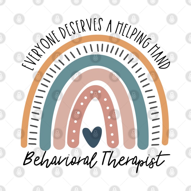 Behavioral Therapist Boho Rainbow by IndigoPine