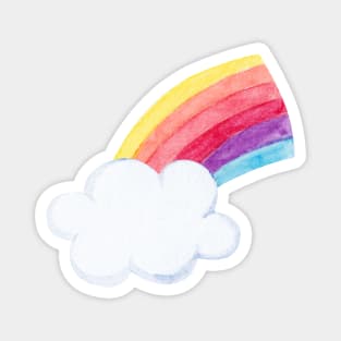 Cloud rainbow Magnet