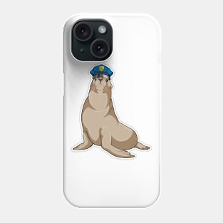 Seal as Police officer Phone Case