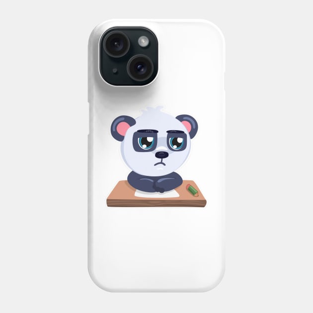 Panda study but sad Phone Case by ManimeXP