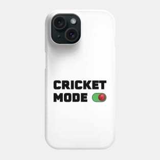 Cricket Mode On Phone Case