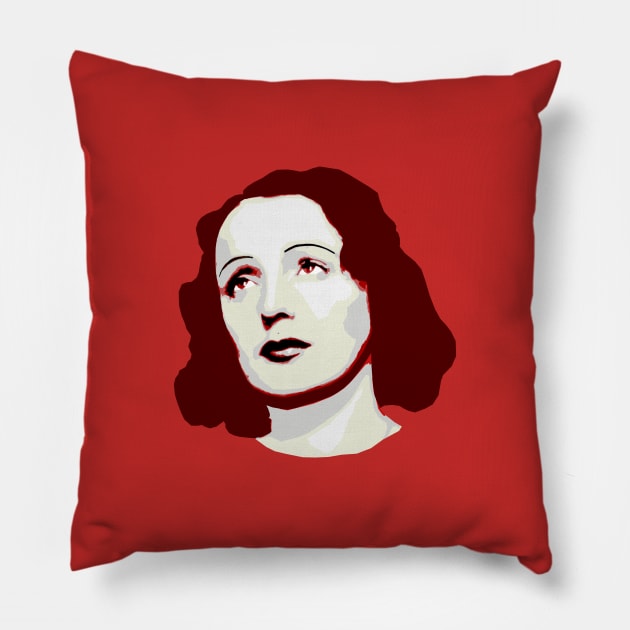 Édith Piaf Pillow by TropicalHuman