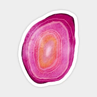 Pink Agate Magnet