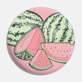 Watermelon Sketches Pin