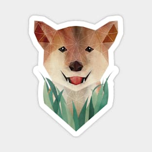 Happy Shiba Magnet