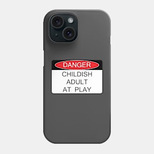 Childish adult at play Phone Case