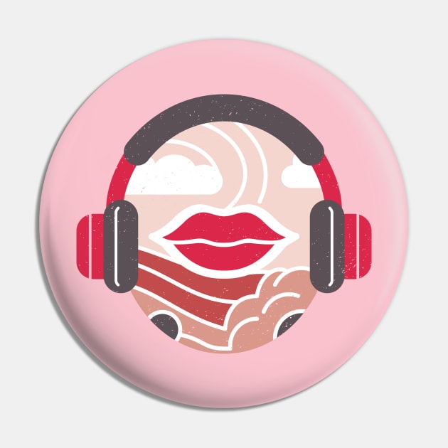 Boho Style ASMR Headphones Pin by ElusiveIntro