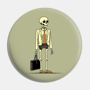 Preppy Skeleton, corpo Pin