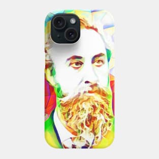 Robert Bulwer Lytton Colourful portrait | Robert Bulwer Lytton Artwork 11 Phone Case