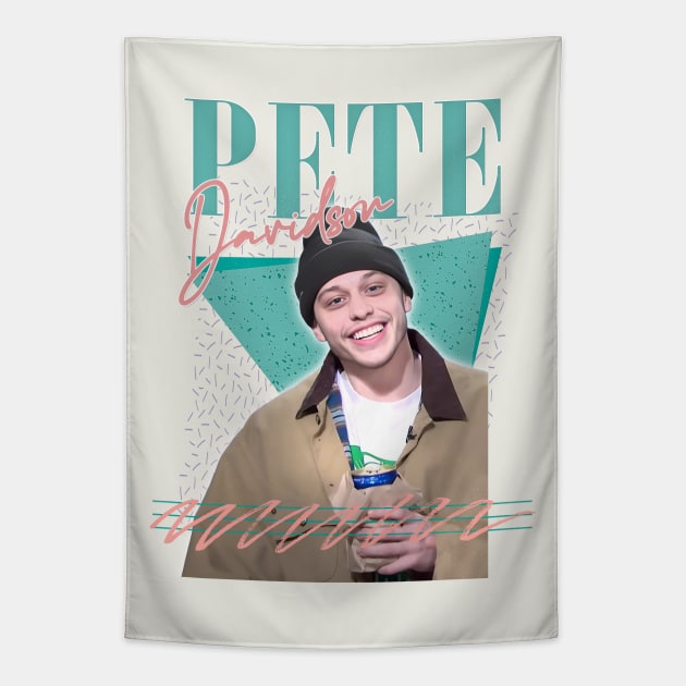 Pete Davidson / Retro Aesthetic Design Tapestry by DankFutura