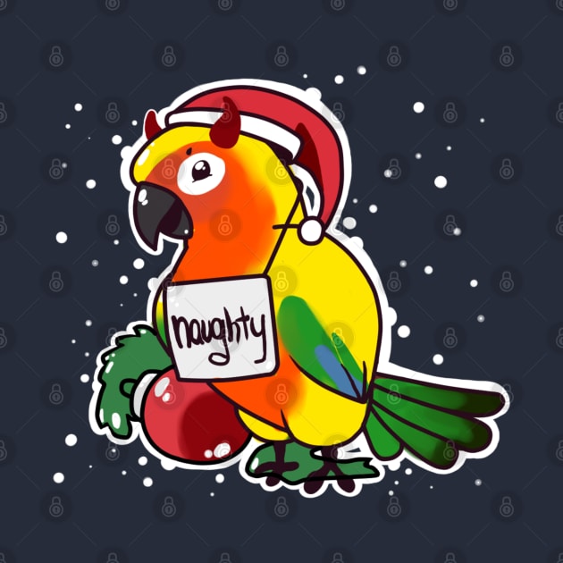 Naughty Sun Conure by Shemii