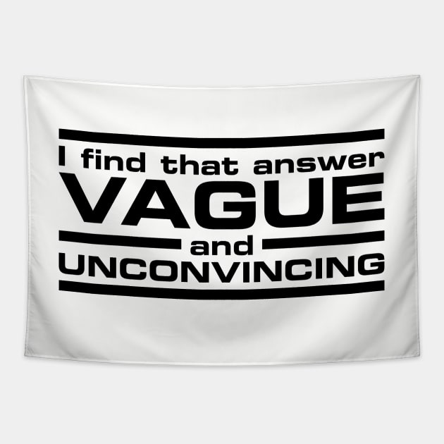 Vague Answer Tapestry by Revyl