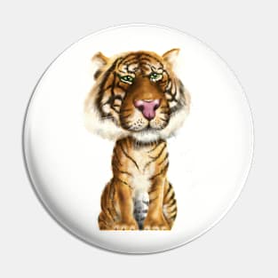 Fluffy Tiger Pin