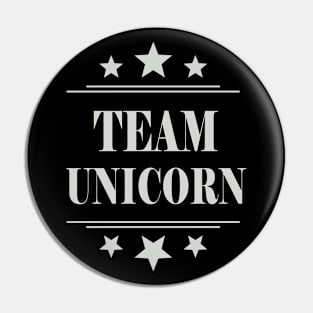 Team Unicorn Stars Pin